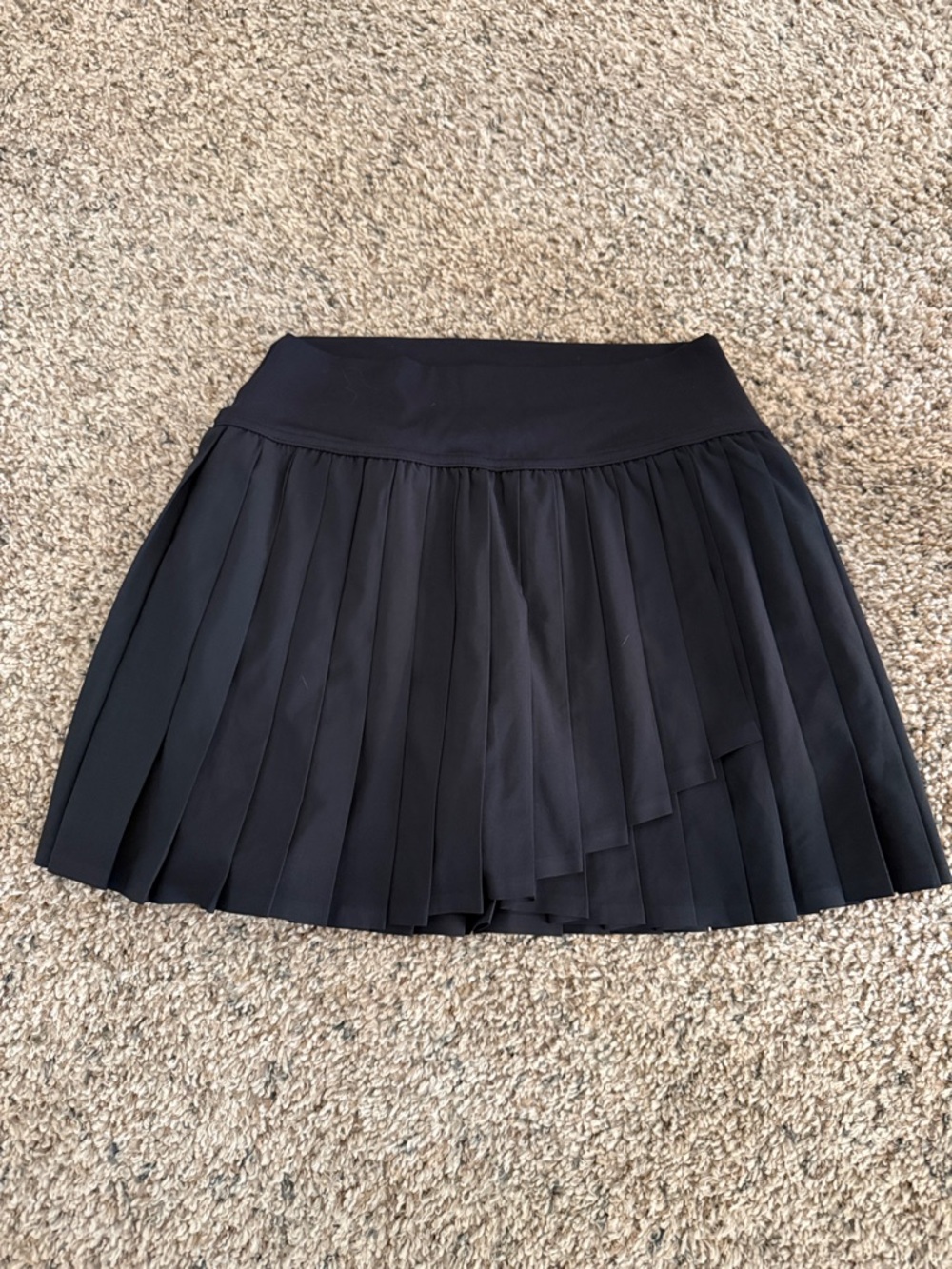aerie Black Pleated Mini Skirt